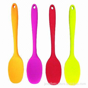 Food-grade Silicone Spoons with Candy Colors